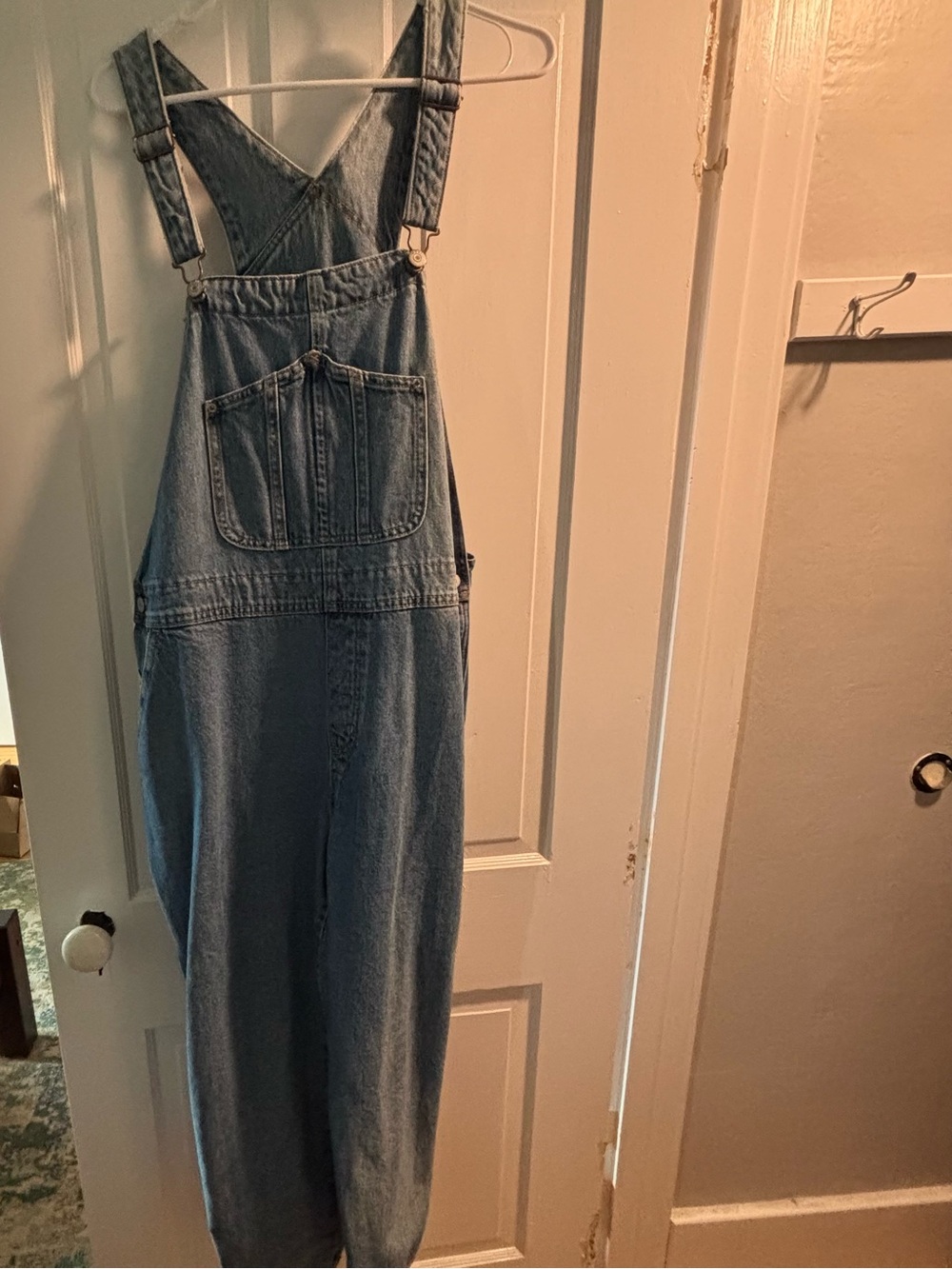 Old Navy Light Blue Denim Overalls Jumper
